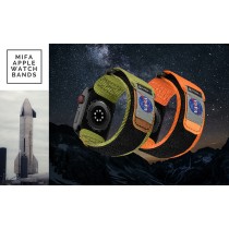 ｜E.B. MADE｜Mifa Apple Watch EDC-34太空總署NASA系列戰術尼龍混搭真皮錶帶｜適用apple watch 1-9代 42/44/45/49mm｜