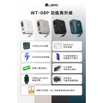 ｜LaPO｜三代WT-08P｜超進化八合一無線快充行動電源43.12Wh_具Wh標示｜