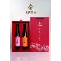 ｜金桃醬油｜三月蔭油．八月蔭油禮盒組｜