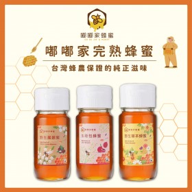 ｜嘟嘟家｜玉荷苞蜂蜜｜野生龍眼蜂蜜｜野生草本蜜｜優質大瓶裝3入組合+【獨家】再送精巧蜂蜜翅膀禮盒組乙組｜