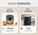 ｜Glolux｜3.5L智能 全景可視 觸控式 晶鑽玻璃氣炸鍋-綠金香 ｜ 贈全套2件組（304烤網+隔熱手套）｜